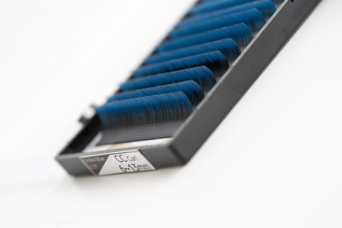 Rzęsy Ombre Niebieskie - PREMIUM LINE BY SABRIJA OMBRE BLUE MIX CC/C/M 0,07